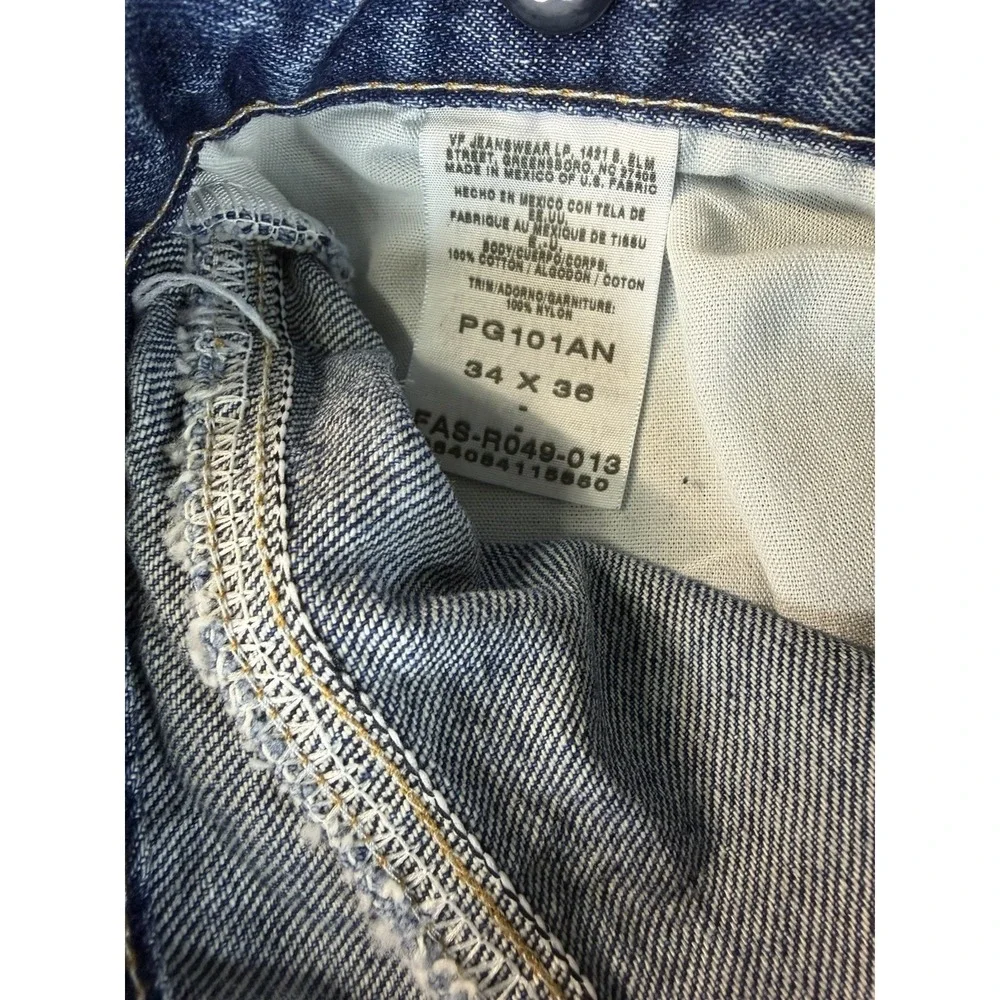 Pro Gear By Wrangler Brush Guard Field Pants Blue Jeans 34x36 Work Hunting
